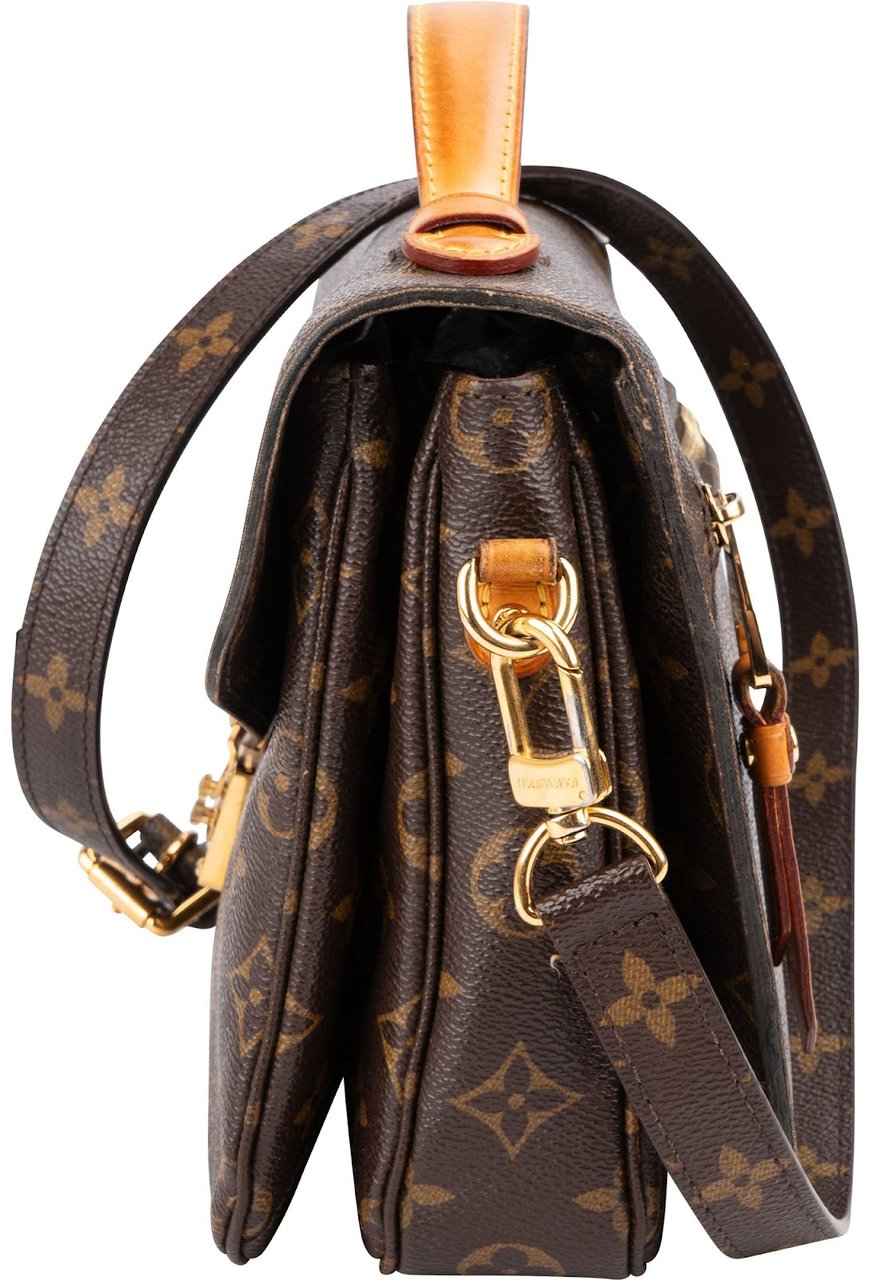 Louis Vuitton Monogram Canvas Pochette Métis Handbag Bruin
