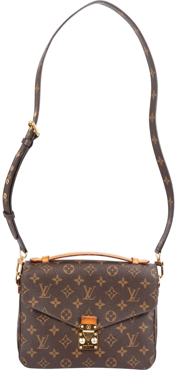 Louis Vuitton Monogram Canvas Pochette Métis Handbag Bruin