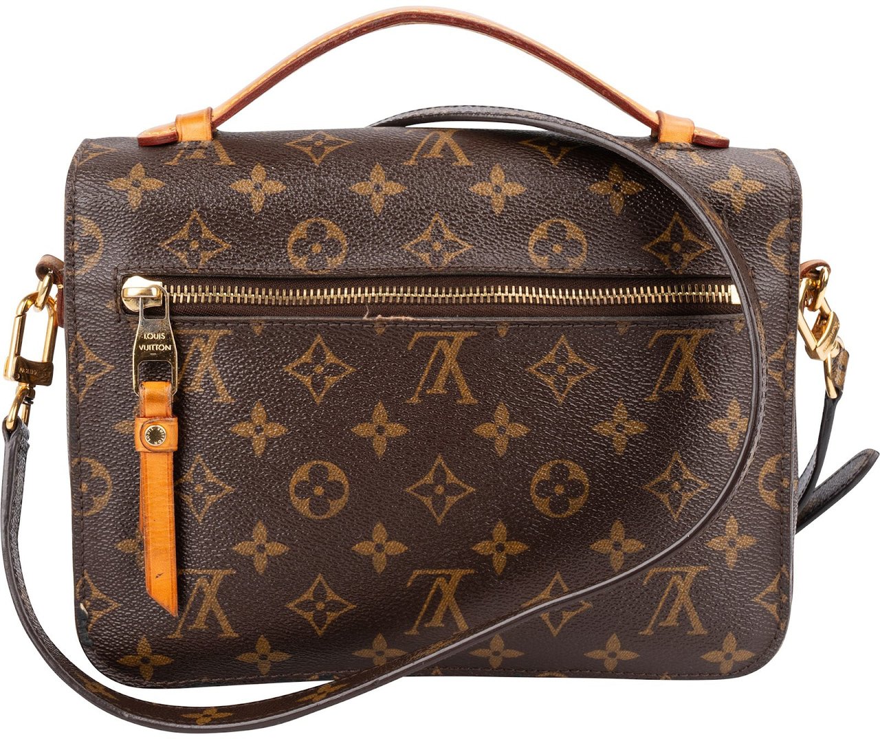 Louis Vuitton Monogram Canvas Pochette Métis Handbag Bruin