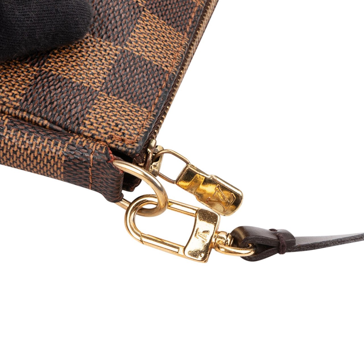 Louis Vuitton Monogram Damier Ebene Pochette Accessoires Handbag Bruin