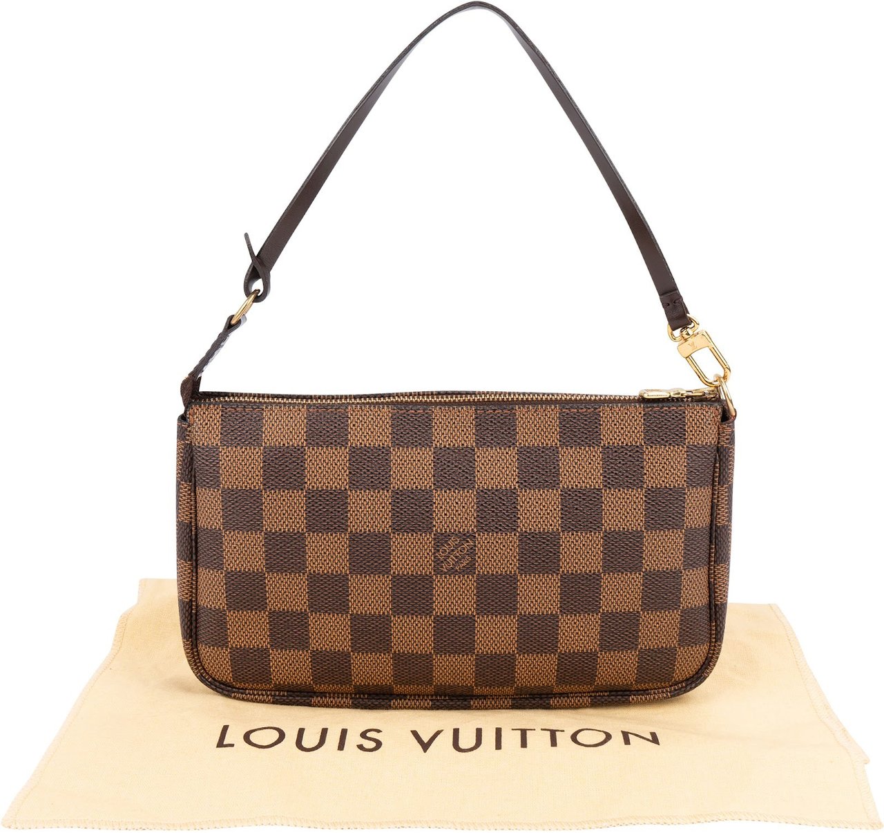 Louis Vuitton Monogram Damier Ebene Pochette Accessoires Handbag Bruin