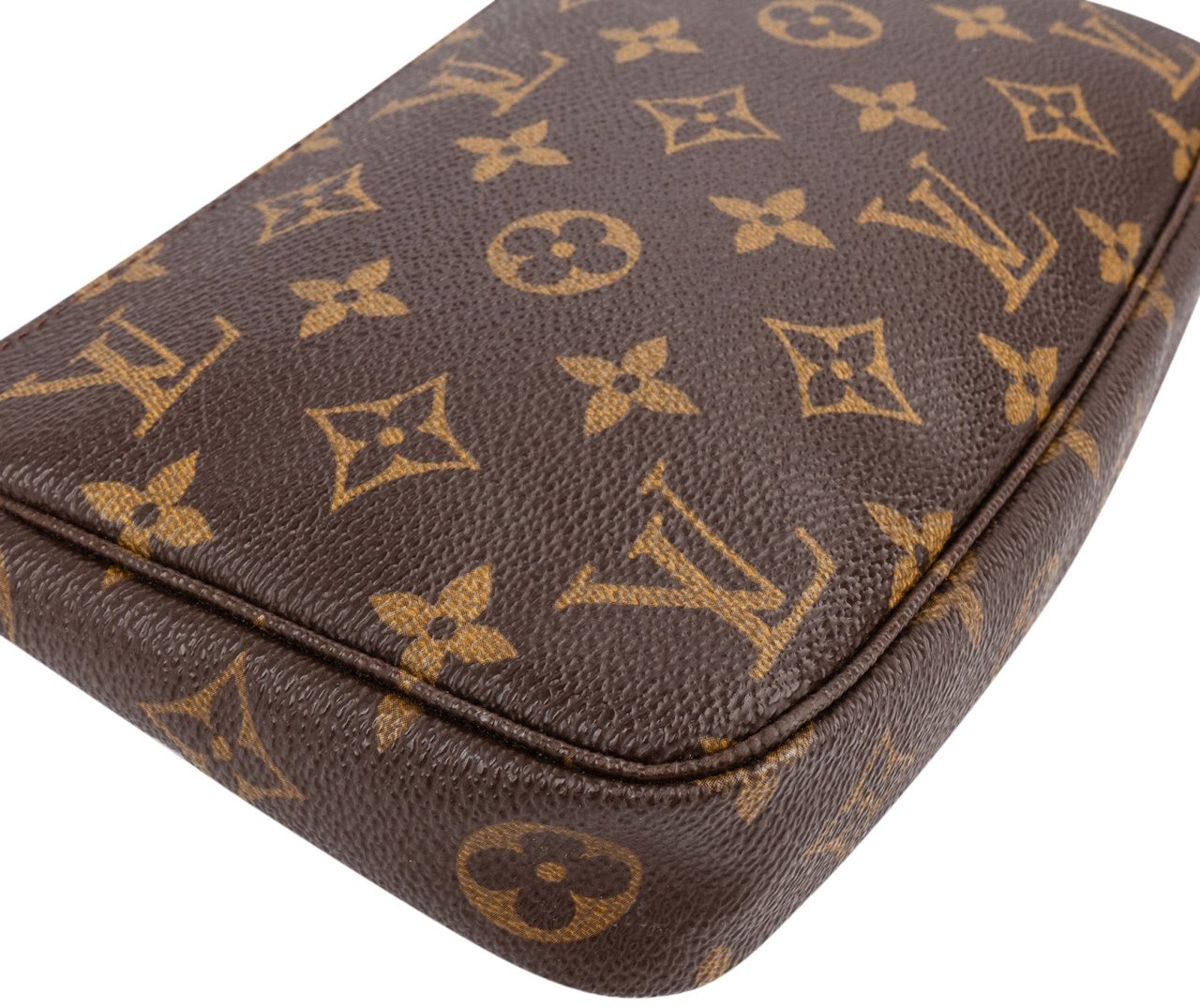 Louis Vuitton Monogram Canvas Pochette Accessoires Handbag Bruin