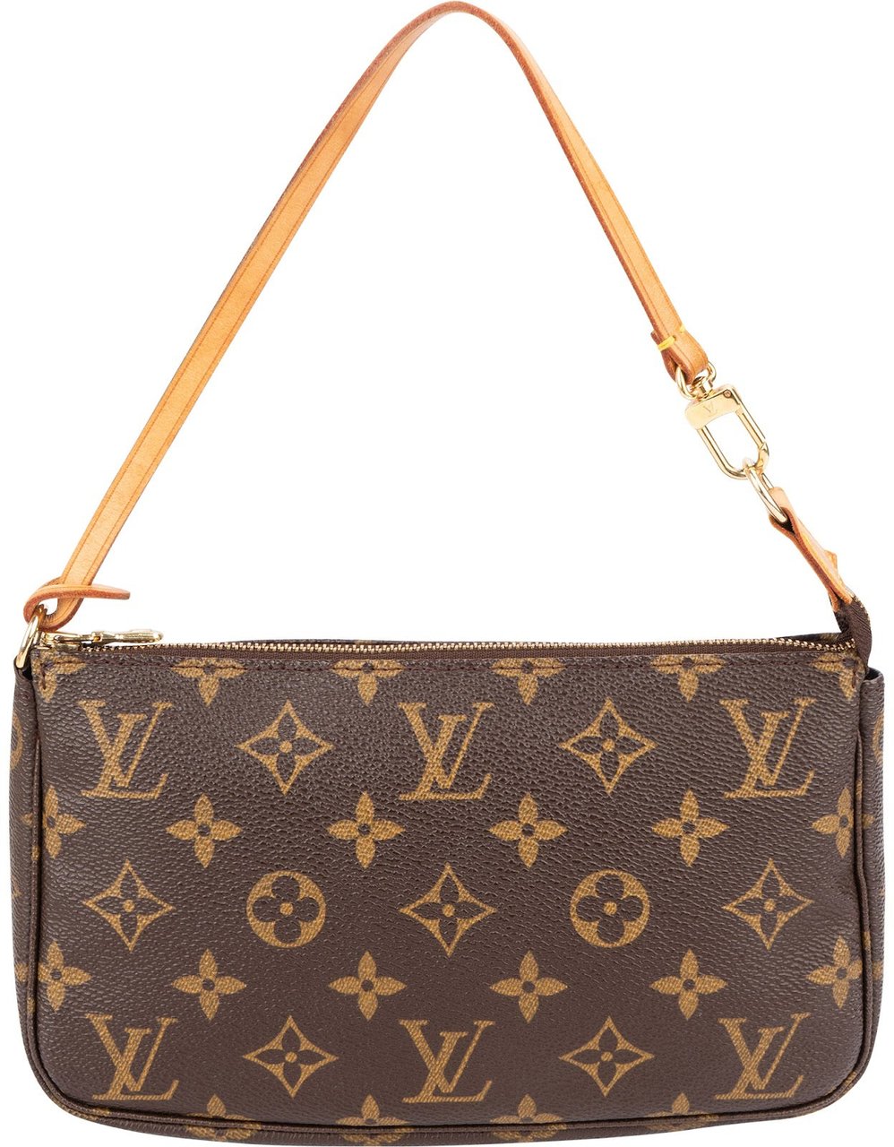 Louis Vuitton Monogram Canvas Pochette Accessoires Handbag Bruin