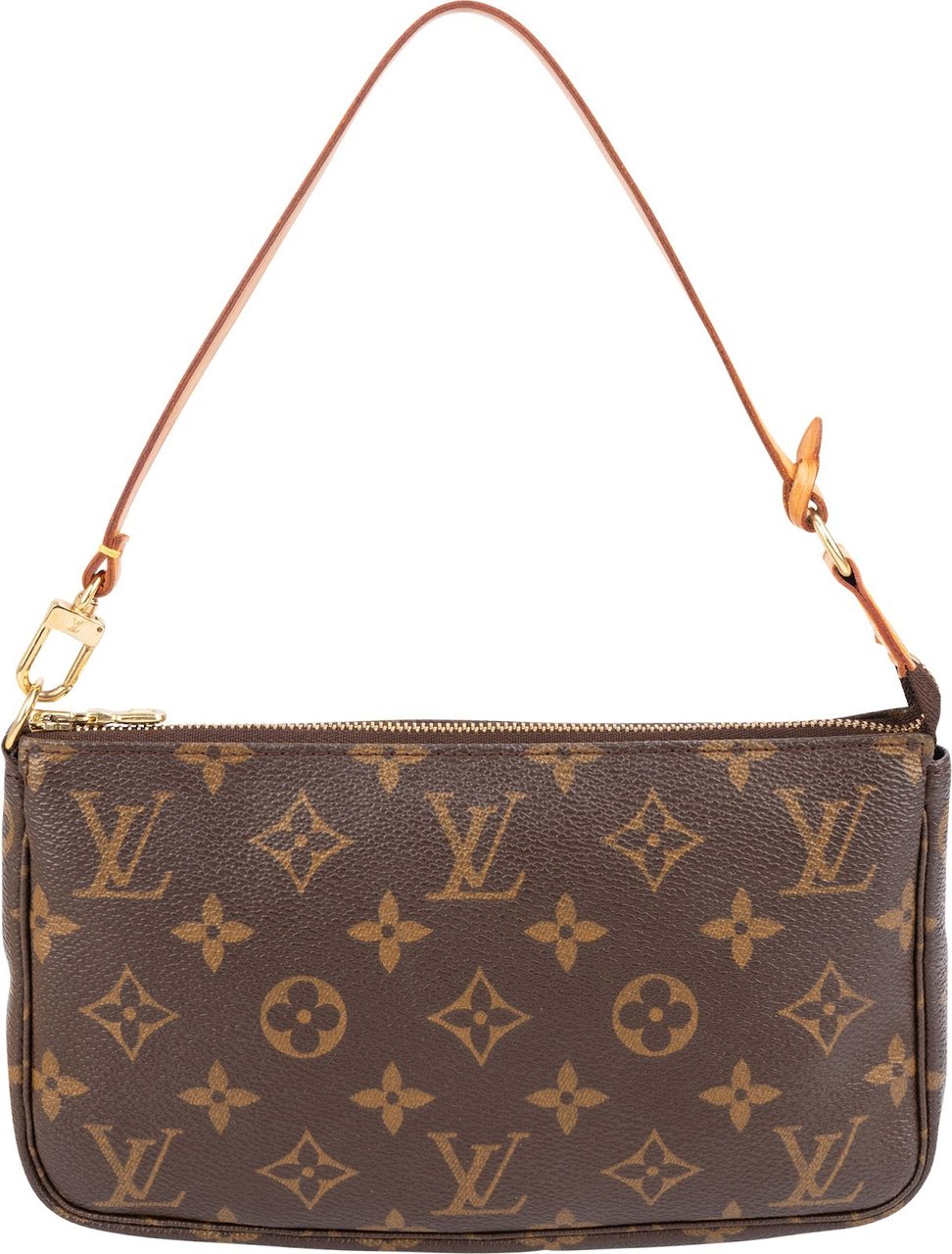 Louis Vuitton Monogram Canvas Pochette Accessoires Handbag Bruin
