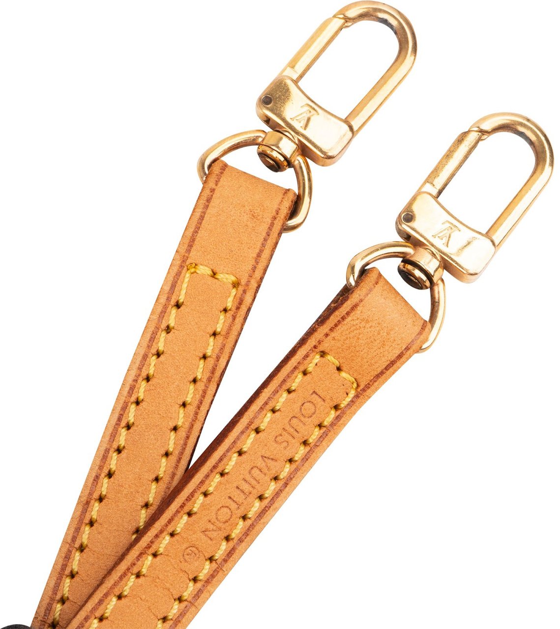 Louis Vuitton Vachetta Leather Bags Strap Bruin