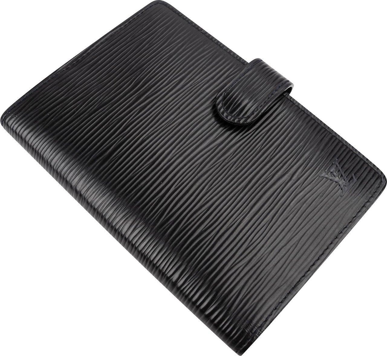 Louis Vuitton Noir Epi Leather Agenda PM Zwart