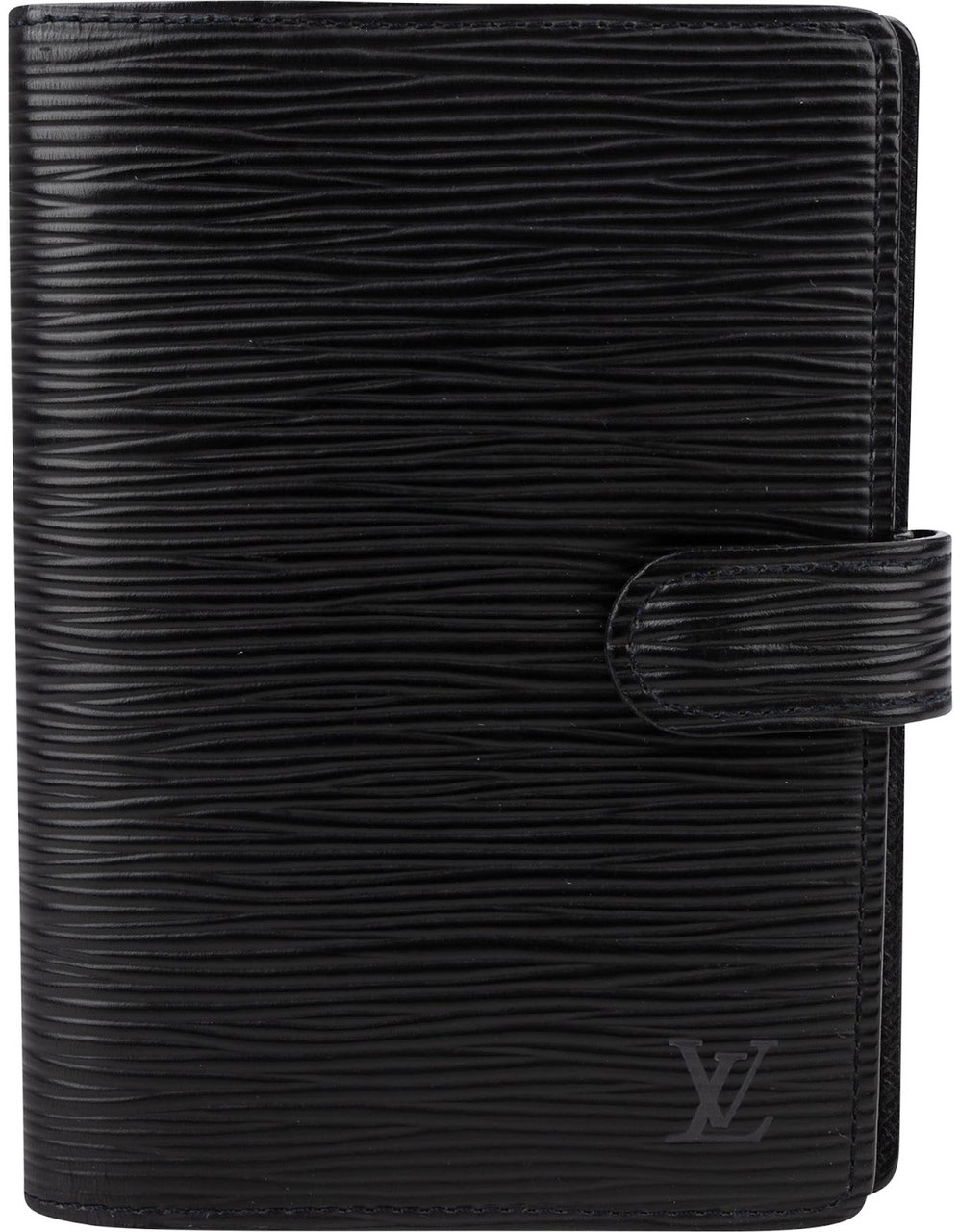 Louis Vuitton Noir Epi Leather Agenda PM Zwart