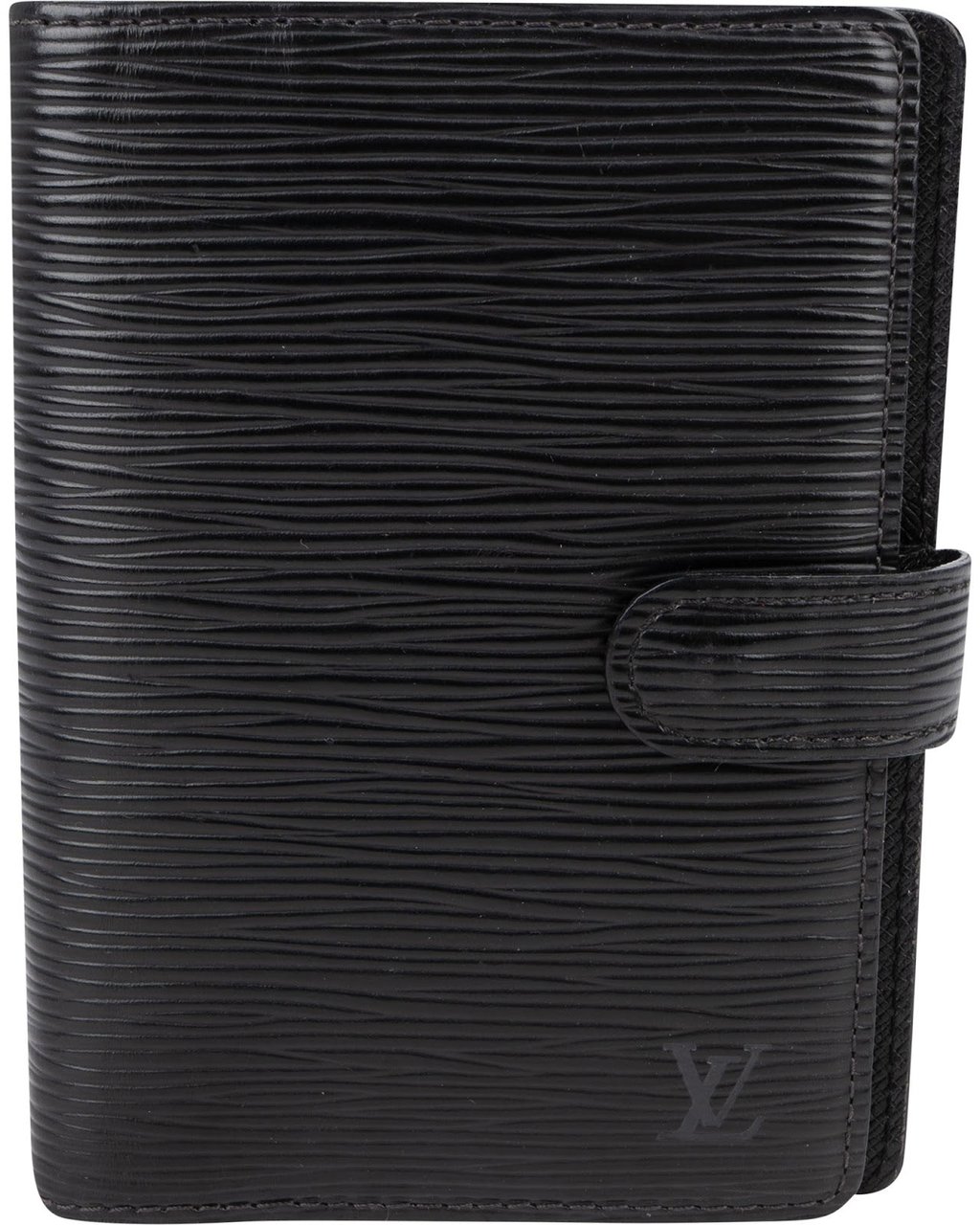 Louis Vuitton Noir Epi Leather Agenda PM Zwart