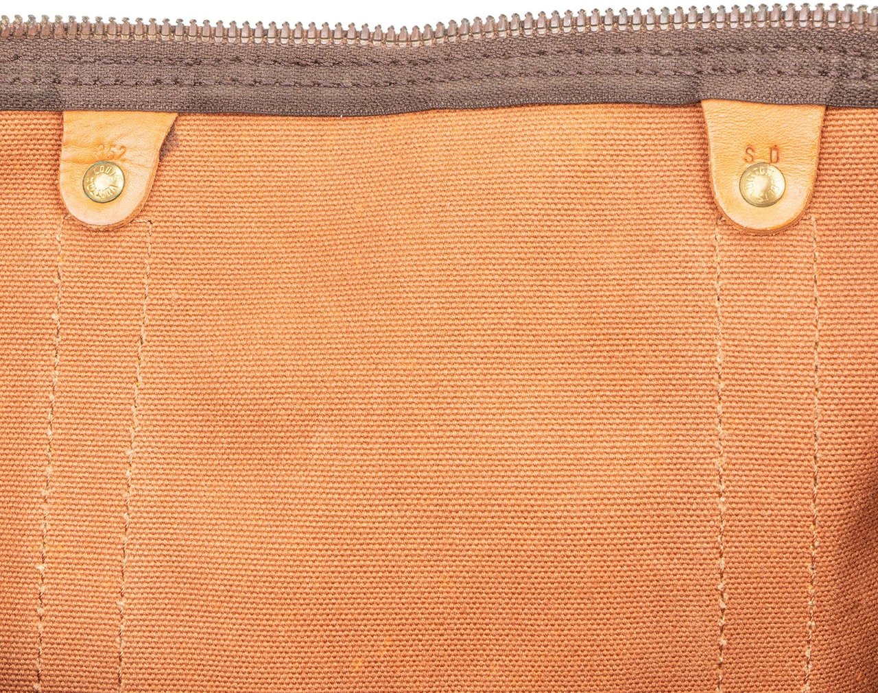 Louis Vuitton Monogram Canvas Keepall 55 Bandoulière Travel Bag Bruin