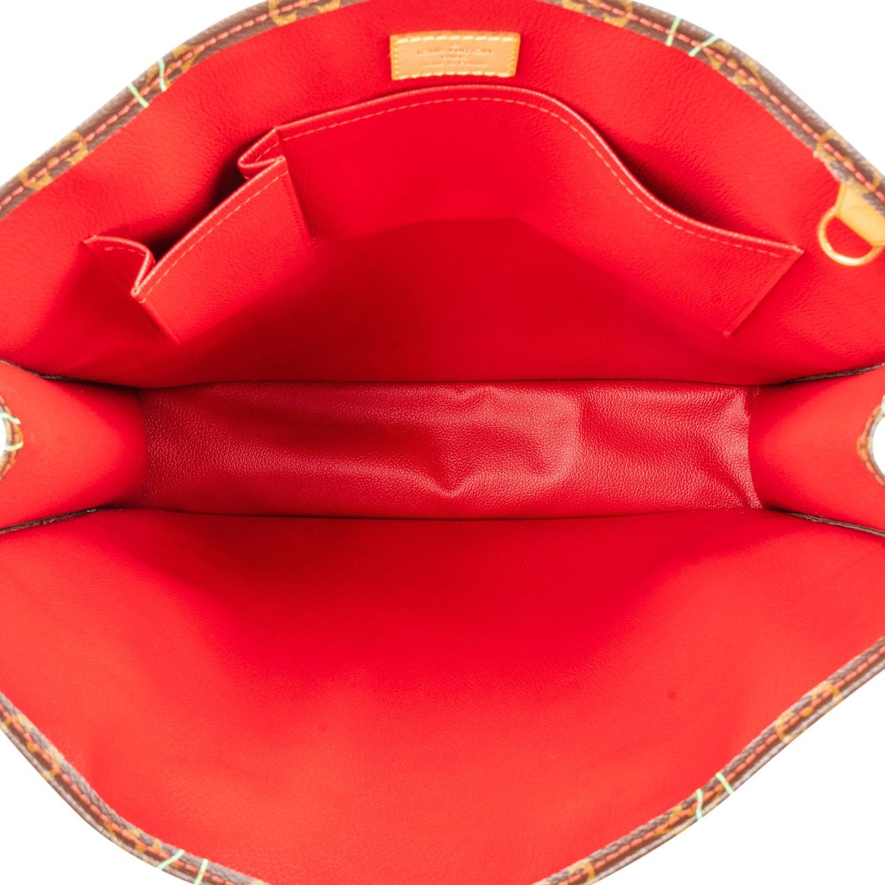 Louis Vuitton Limited Monogram Murakami Cerises Cherry Sac Plat Handbag Bruin