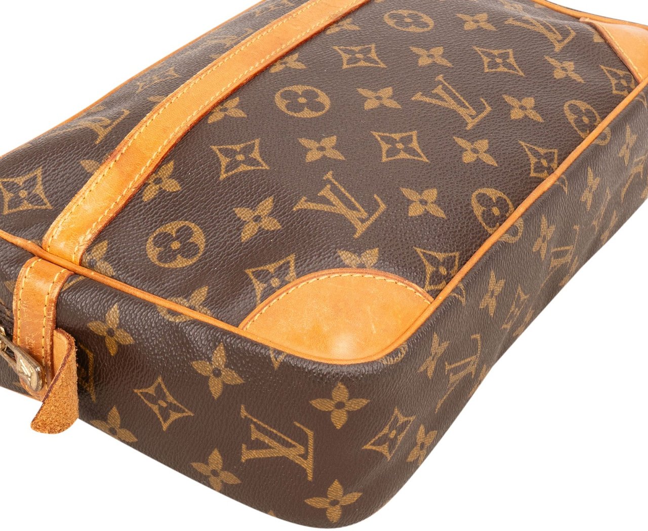 Louis Vuitton Monogram Canvas Compiegne 28 Clutch Bruin