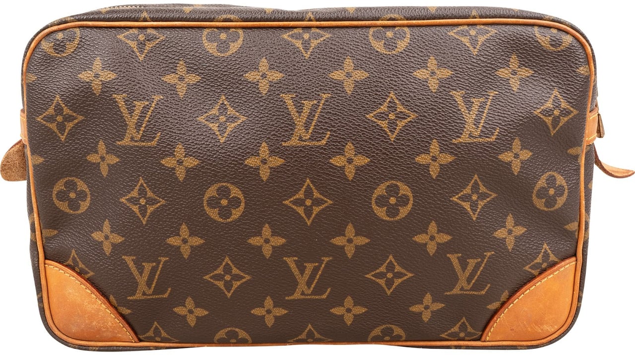 Louis Vuitton Monogram Canvas Compiegne 28 Clutch Bruin
