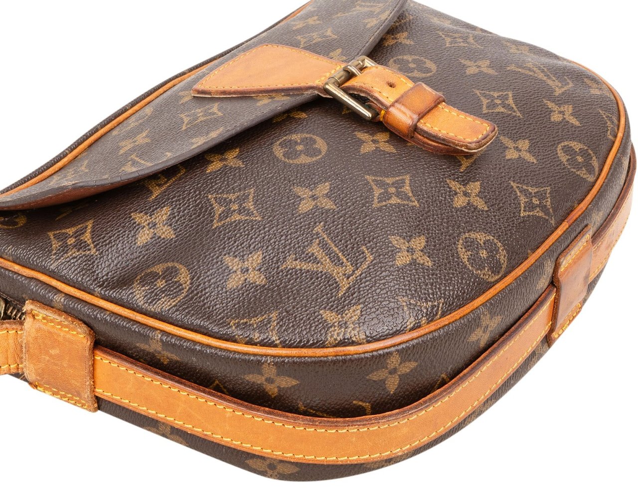 Louis Vuitton Monogram Canvas Jeune Fille GM Crossbody Bag Bruin