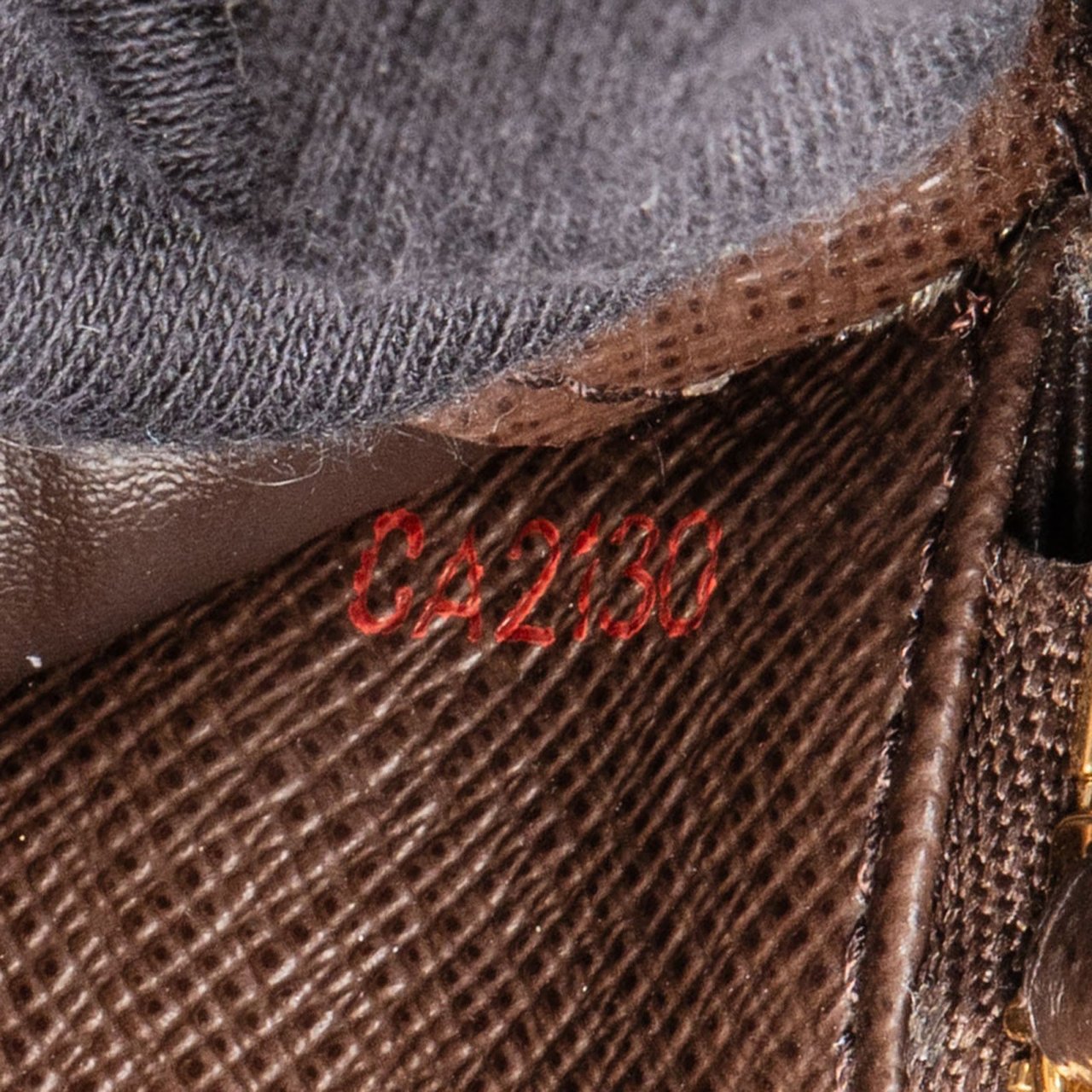 Louis Vuitton Monogram Damier Ebene Insolite Wallet Bruin