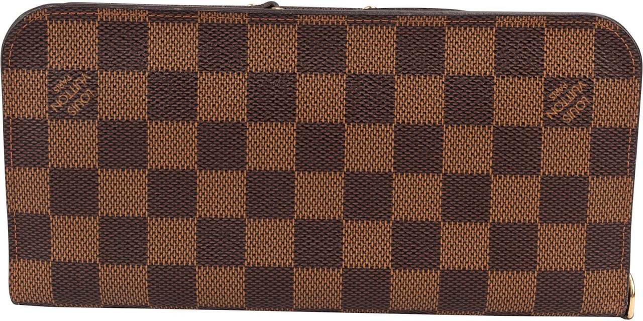 Louis Vuitton Monogram Damier Ebene Insolite Wallet Bruin