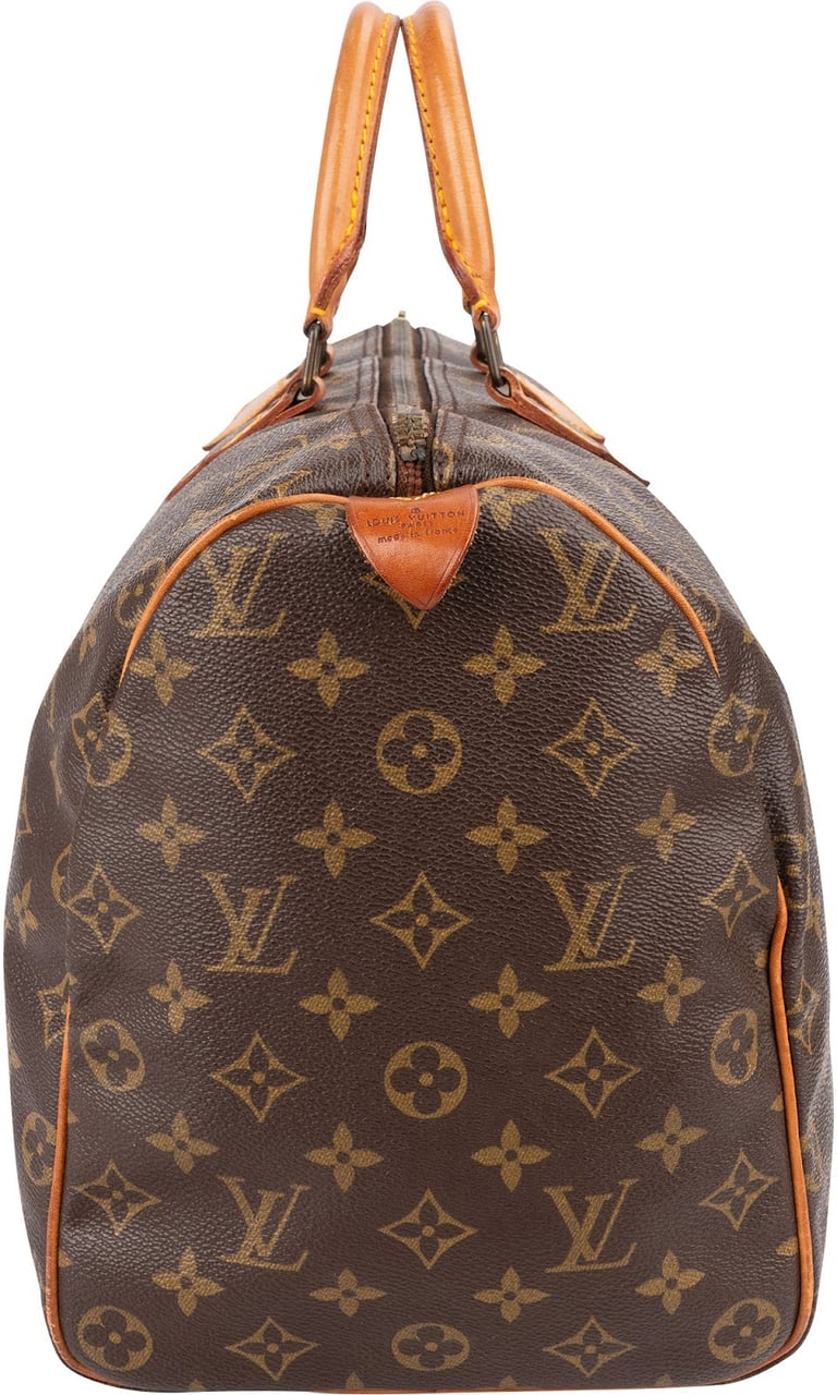 Louis Vuitton Monogram Canvas Speedy 40 Handbag Bruin