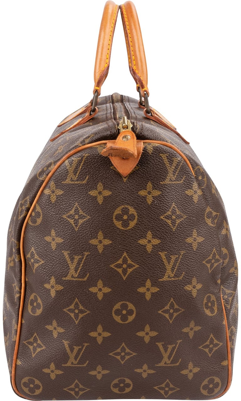 Louis Vuitton Monogram Canvas Speedy 40 Handbag Bruin
