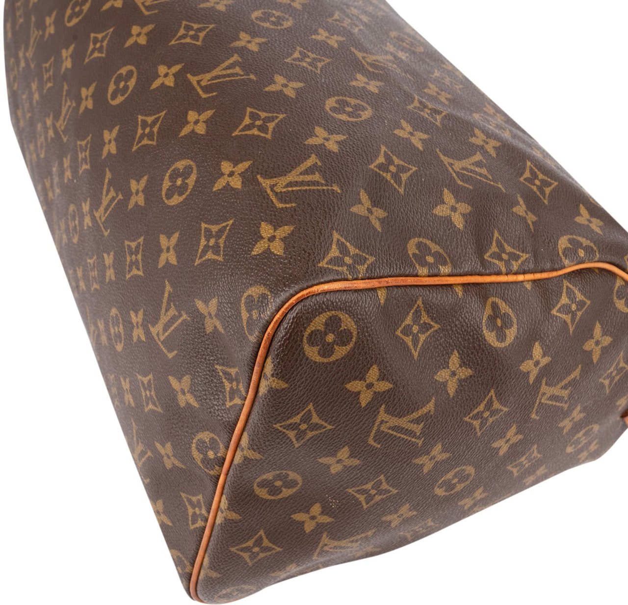 Louis Vuitton Monogram Canvas Speedy 40 Handbag Bruin
