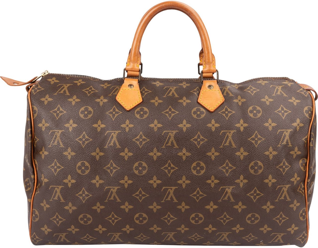 Louis Vuitton Monogram Canvas Speedy 40 Handbag Bruin