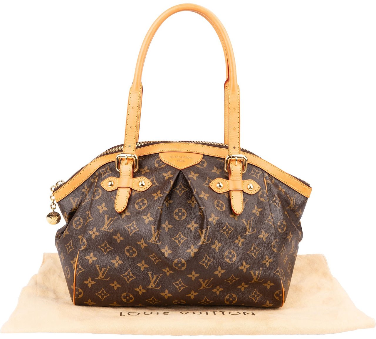 Louis Vuitton Monogram Canvas Tivoli GM Shoulder Bag Bruin
