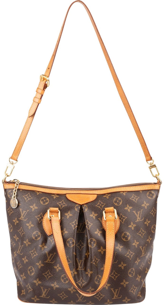 Louis Vuitton Monogram Canvas Palermo PM Handbag Bruin