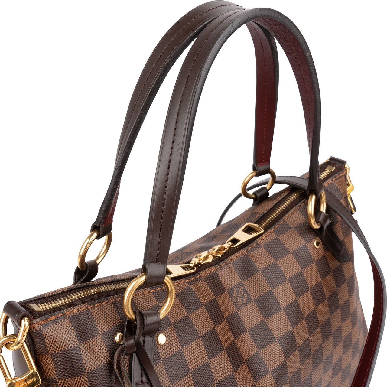 Louis Vuitton Monogram Damier Ebene Lymington Handbag Bruin