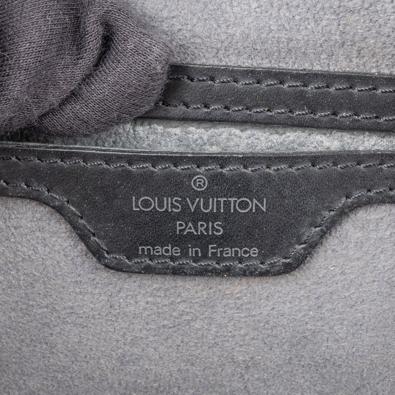 Louis Vuitton Noir Epi Leather Mabillon Backpack Zwart
