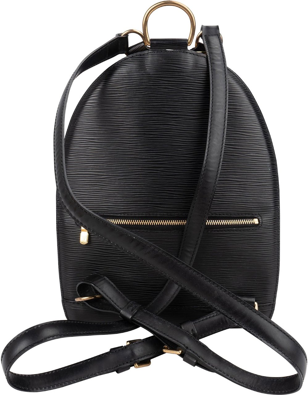 Louis Vuitton Noir Epi Leather Mabillon Backpack Zwart