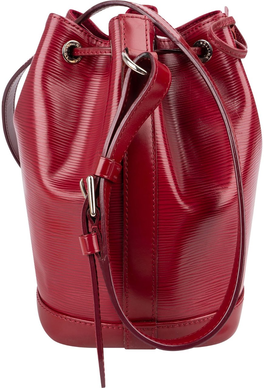 Louis Vuitton Red Epi Leather NM Sac Noé Petit Shoulder Bag Rood