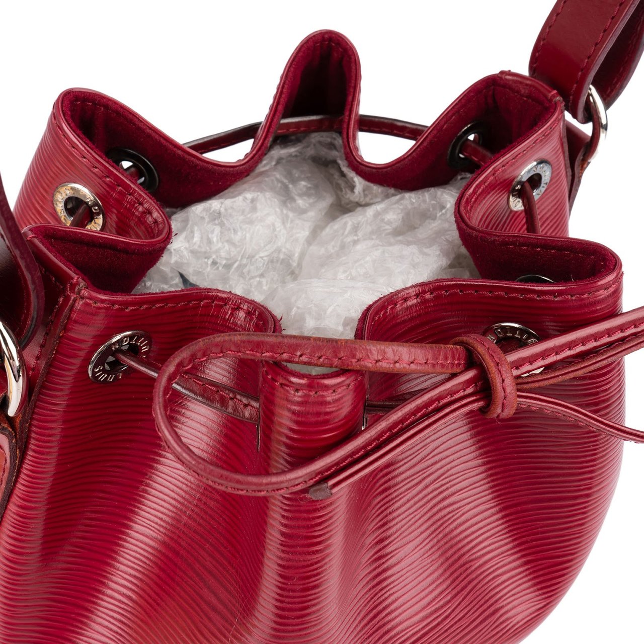 Louis Vuitton Red Epi Leather NM Sac Noé Petit Shoulder Bag Rood
