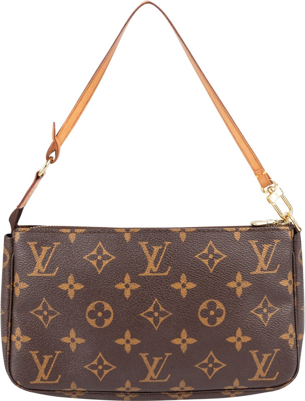 Louis Vuitton Monogram Canvas Pochette Accessoires Handbag Bruin