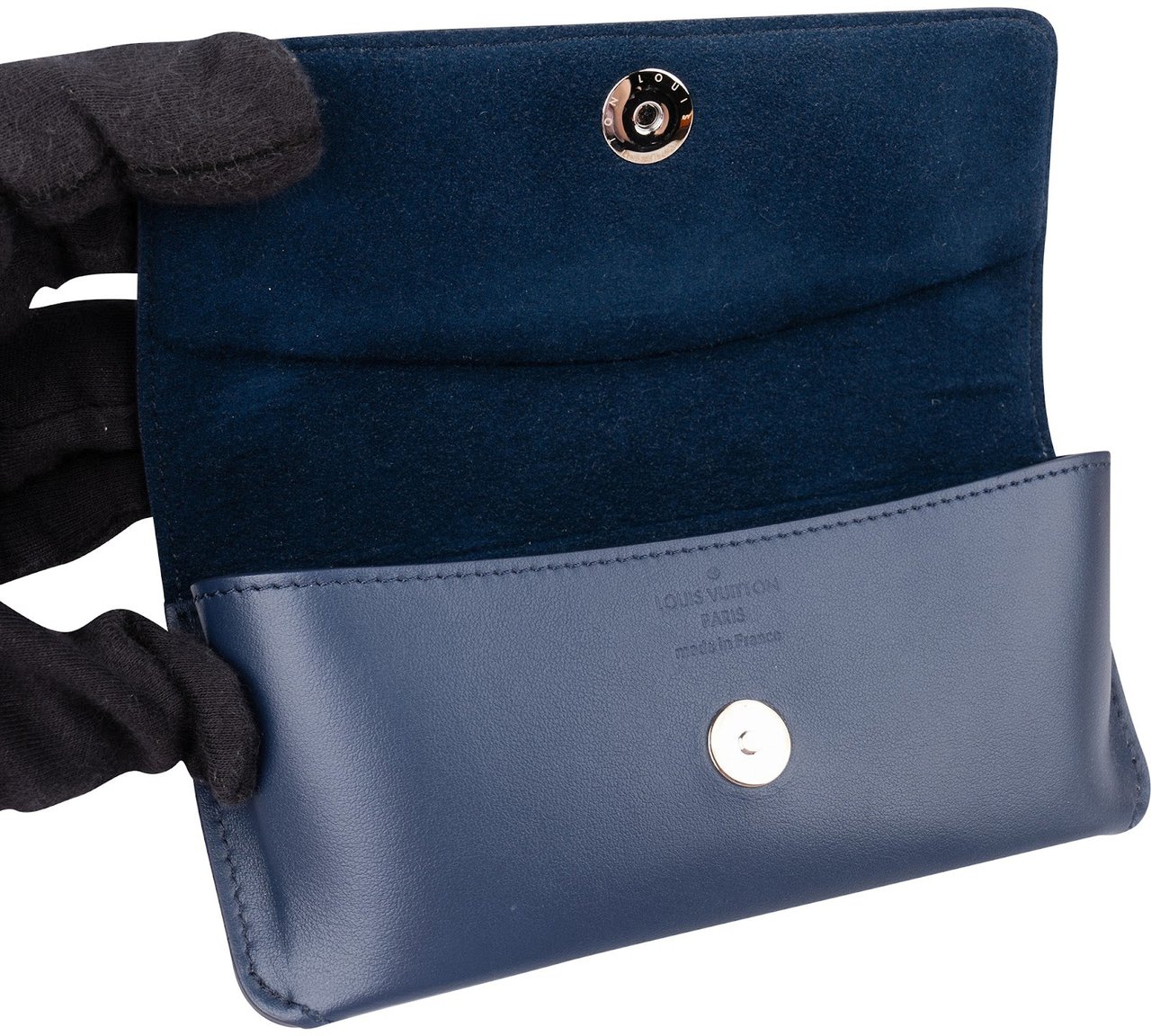 Louis Vuitton Canvas Monogram Clouds Eyewear Case Etui Blauw