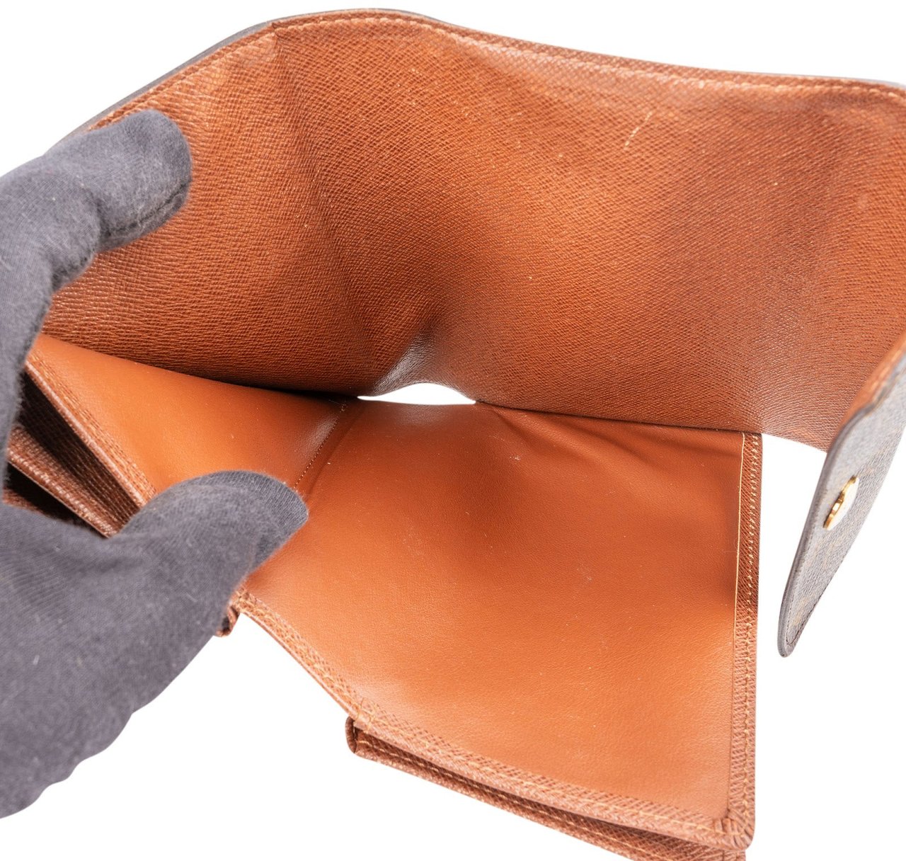 Louis Vuitton Monogram Canvas Porte Tresor Wallet Bruin
