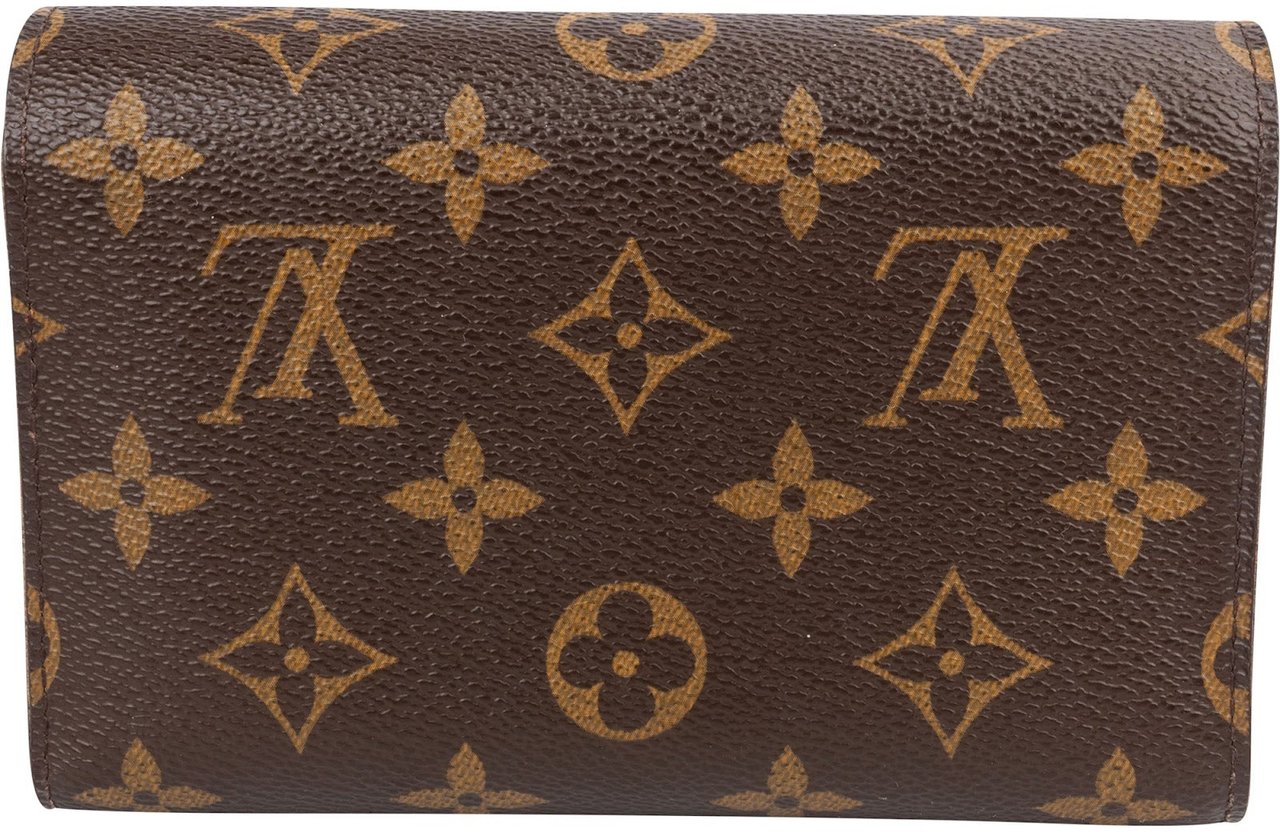 Louis Vuitton Monogram Canvas Porte Tresor Wallet Bruin