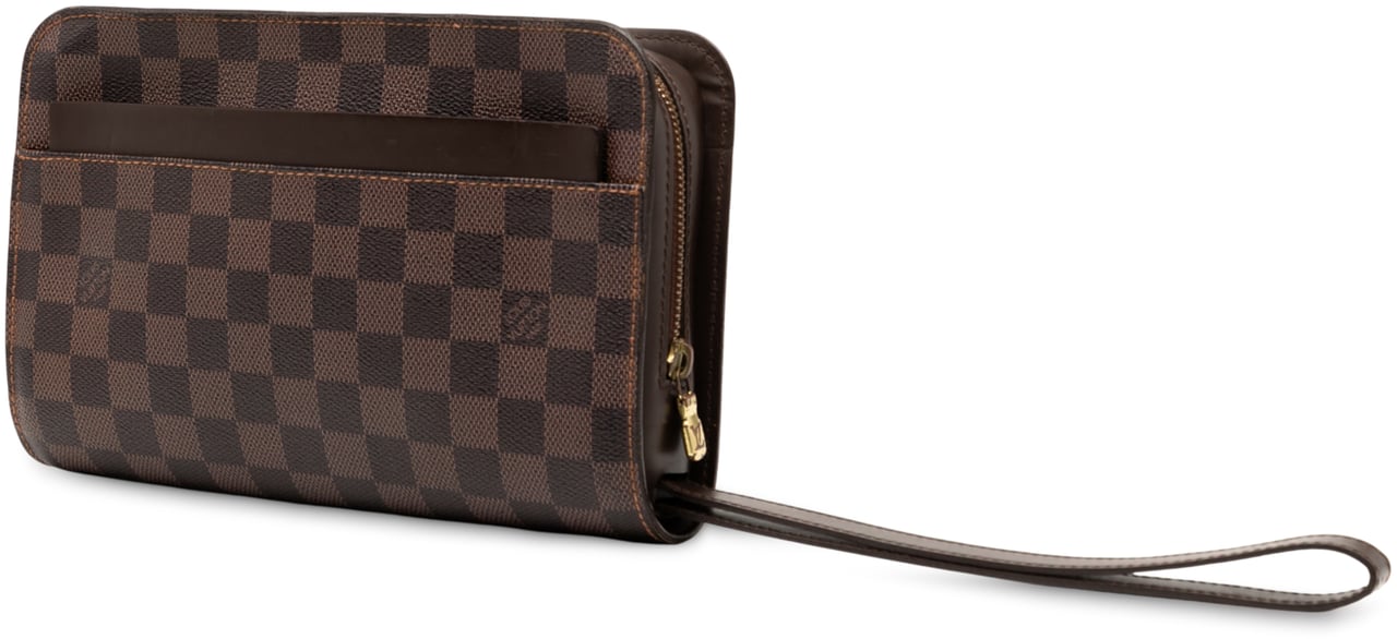 Louis Vuitton Damier Ebene Saint Louis Pochette Bruin