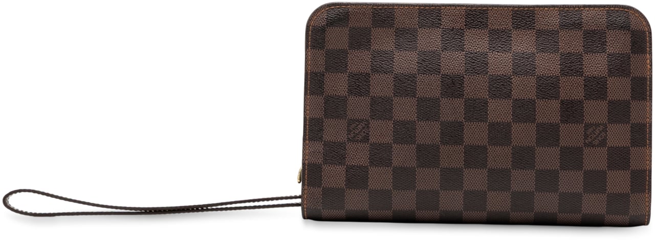 Louis Vuitton Damier Ebene Saint Louis Pochette Bruin