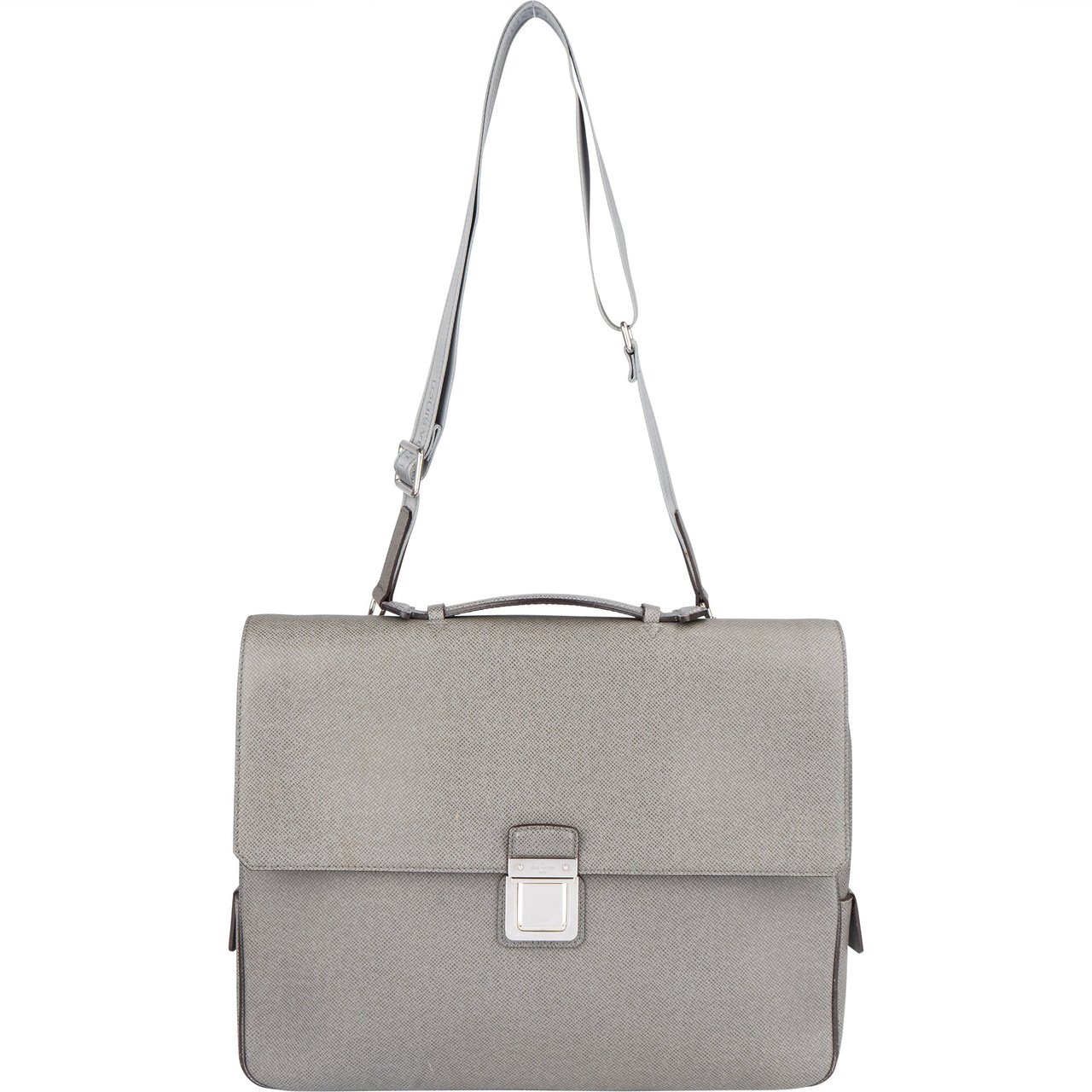 Louis Vuitton Louis Vuitton Taiga Leather Vassili PM Business Handbag Divers