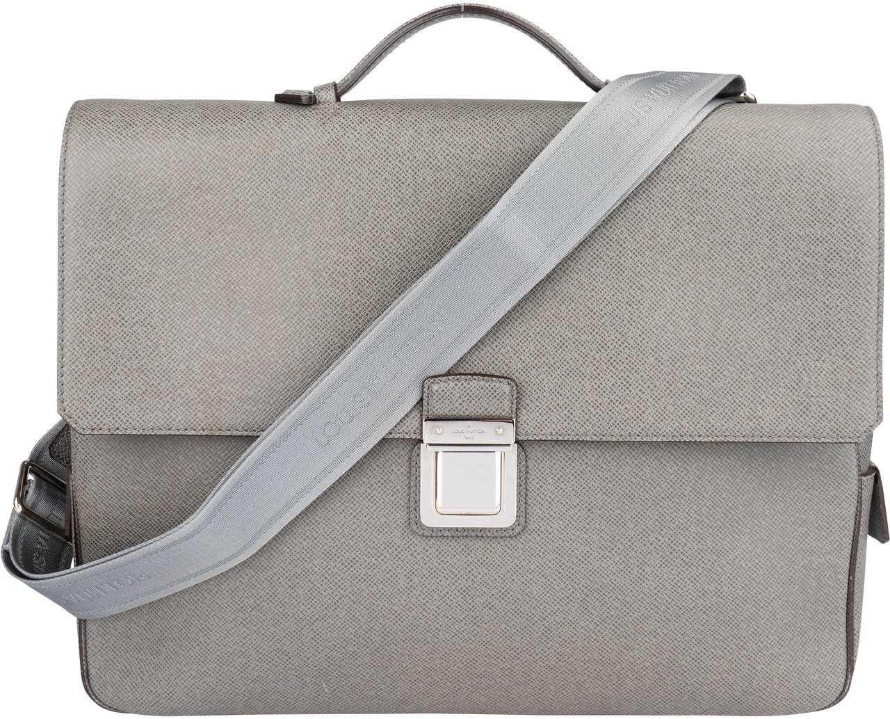 Louis Vuitton Louis Vuitton Taiga Leather Vassili PM Business Handbag Divers