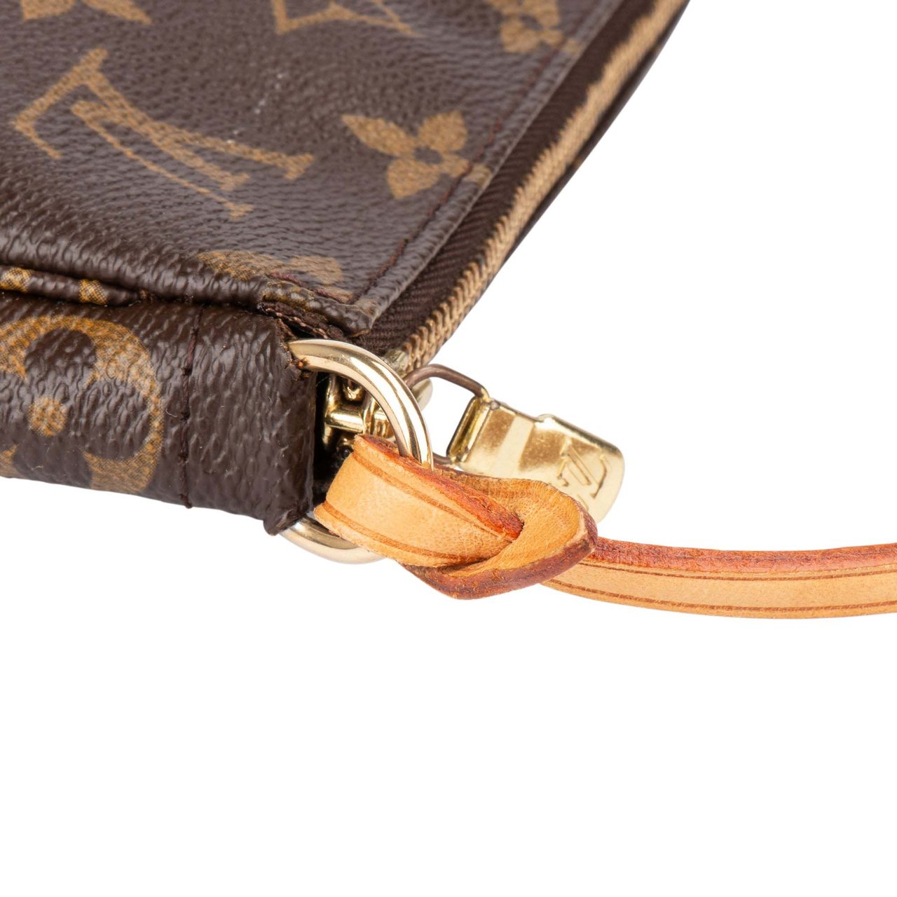 Louis Vuitton Louis Vuitton Canvas Monogram Pochette Accessoire Handbag Bruin