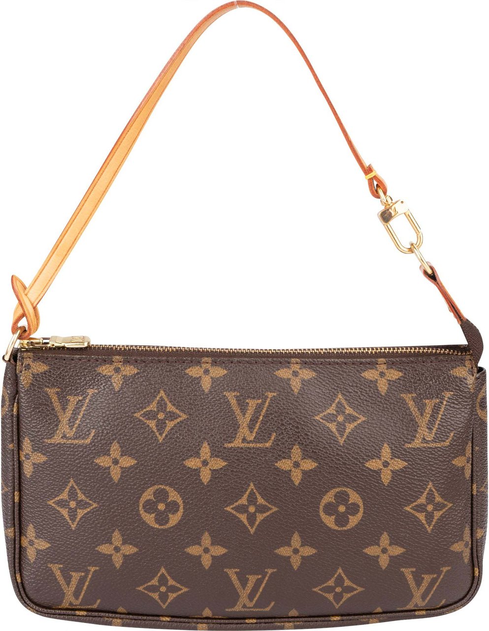 Louis Vuitton Louis Vuitton Canvas Monogram Pochette Accessoire Handbag Bruin