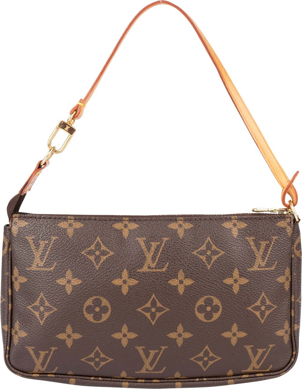 Louis Vuitton Louis Vuitton Canvas Monogram Pochette Accessoire Handbag Bruin
