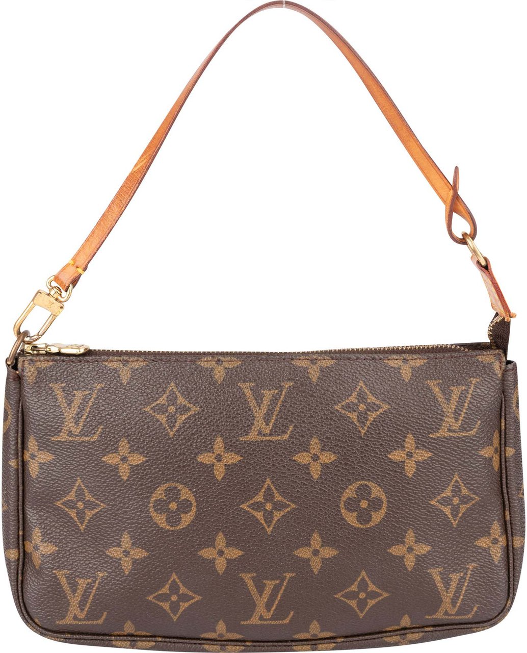 Louis Vuitton Louis Vuitton Canvas Monogram Pochette Accessoire Handbag Bruin