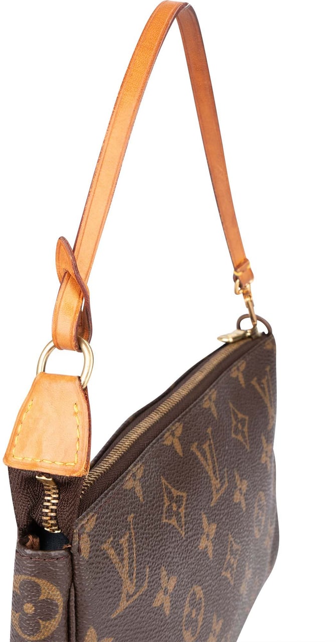 Louis Vuitton Louis Vuitton Canvas Monogram Pochette Accessoire Handbag Bruin