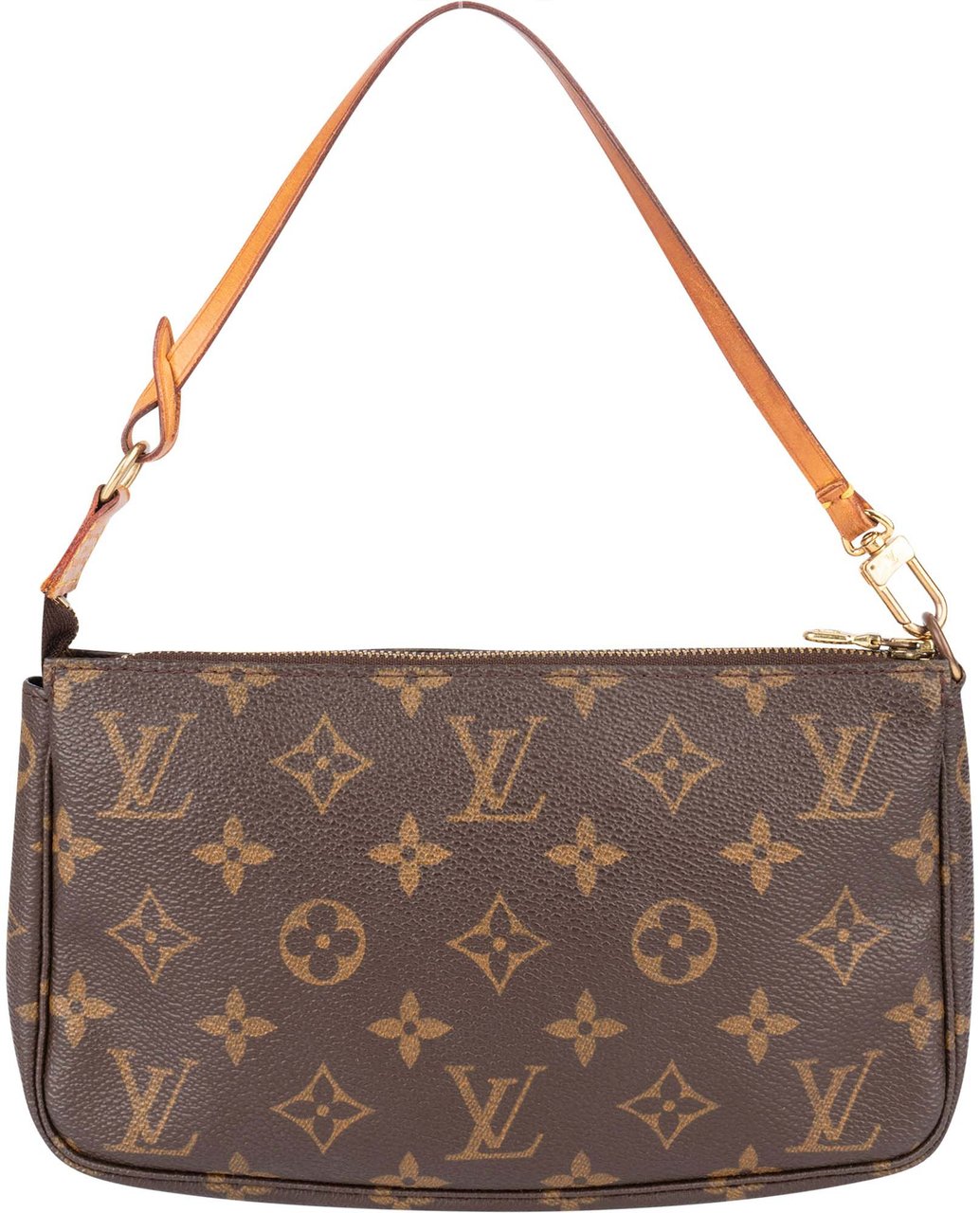 Louis Vuitton Louis Vuitton Canvas Monogram Pochette Accessoire Handbag Bruin