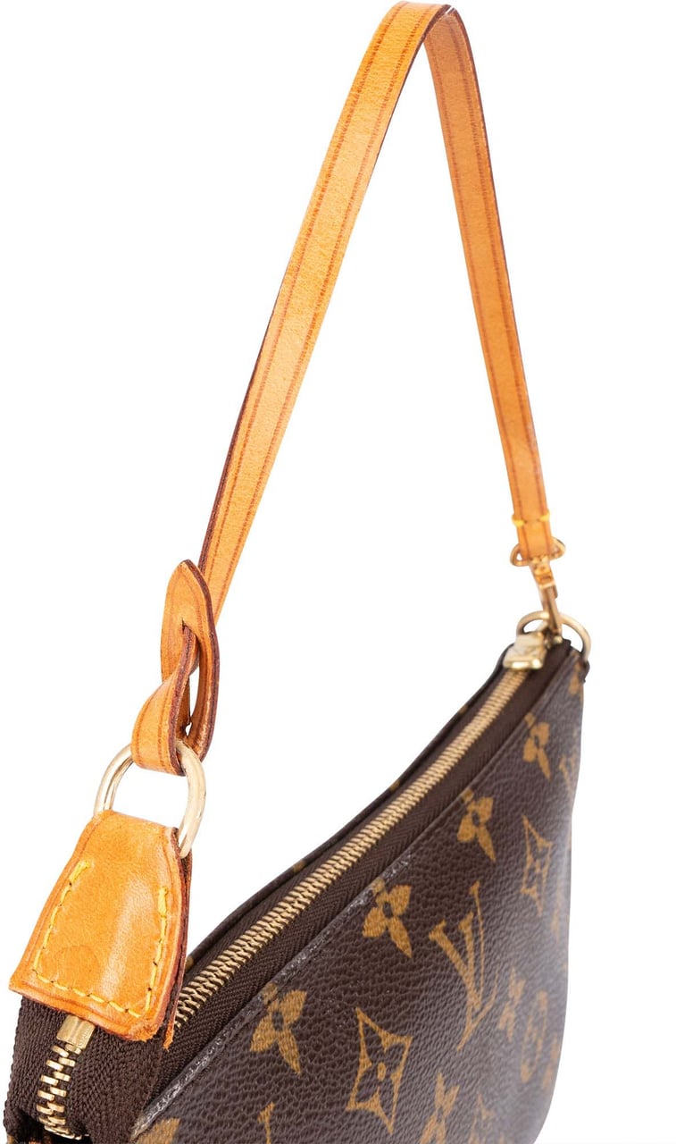 Louis Vuitton Louis Vuitton Canvas Monogram Pochette Accessoire Handbag Bruin