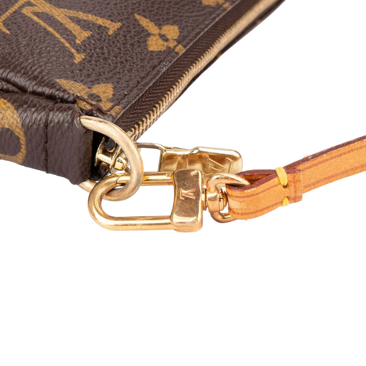 Louis Vuitton Louis Vuitton Canvas Monogram Pochette Accessoire Handbag Bruin