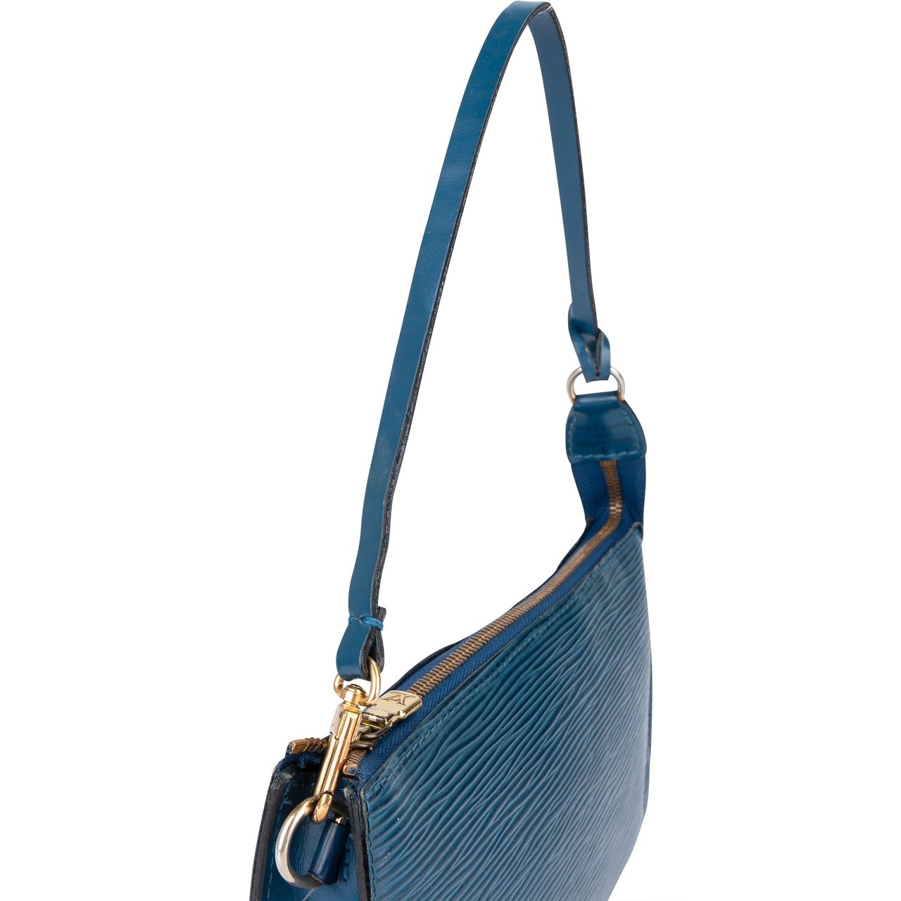 Louis Vuitton Louis Vuitton Bleu Epi Leather Pochette Accessoire Handbag Blauw