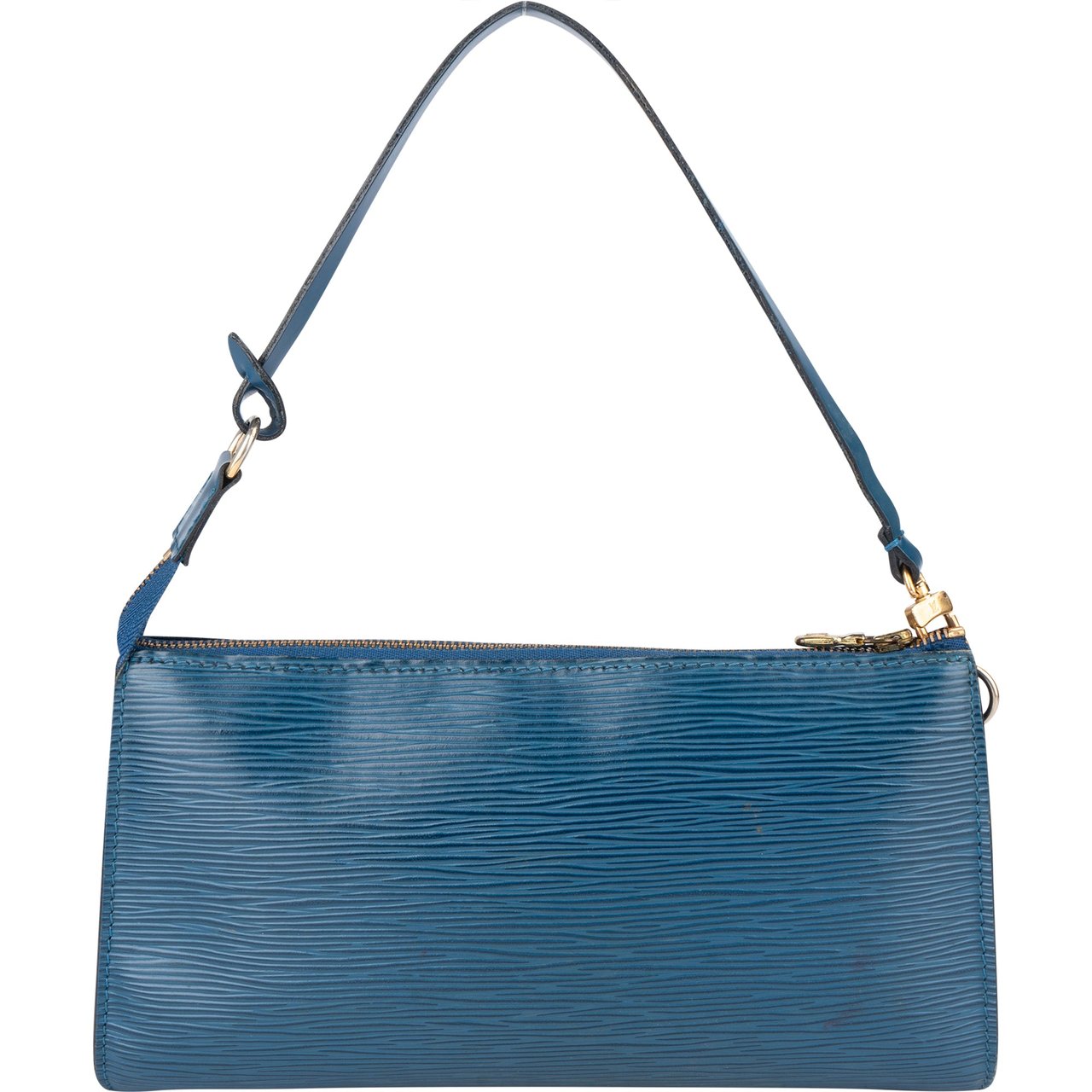 Louis Vuitton Louis Vuitton Bleu Epi Leather Pochette Accessoire Handbag Blauw