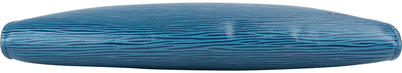 Louis Vuitton Bleu Epi Leather Pochette Accessoire Handbag Blauw