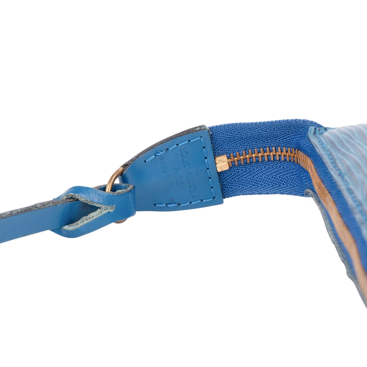 Louis Vuitton Louis Vuitton Bleu Epi Leather Pochette Accessoire Handbag Blauw